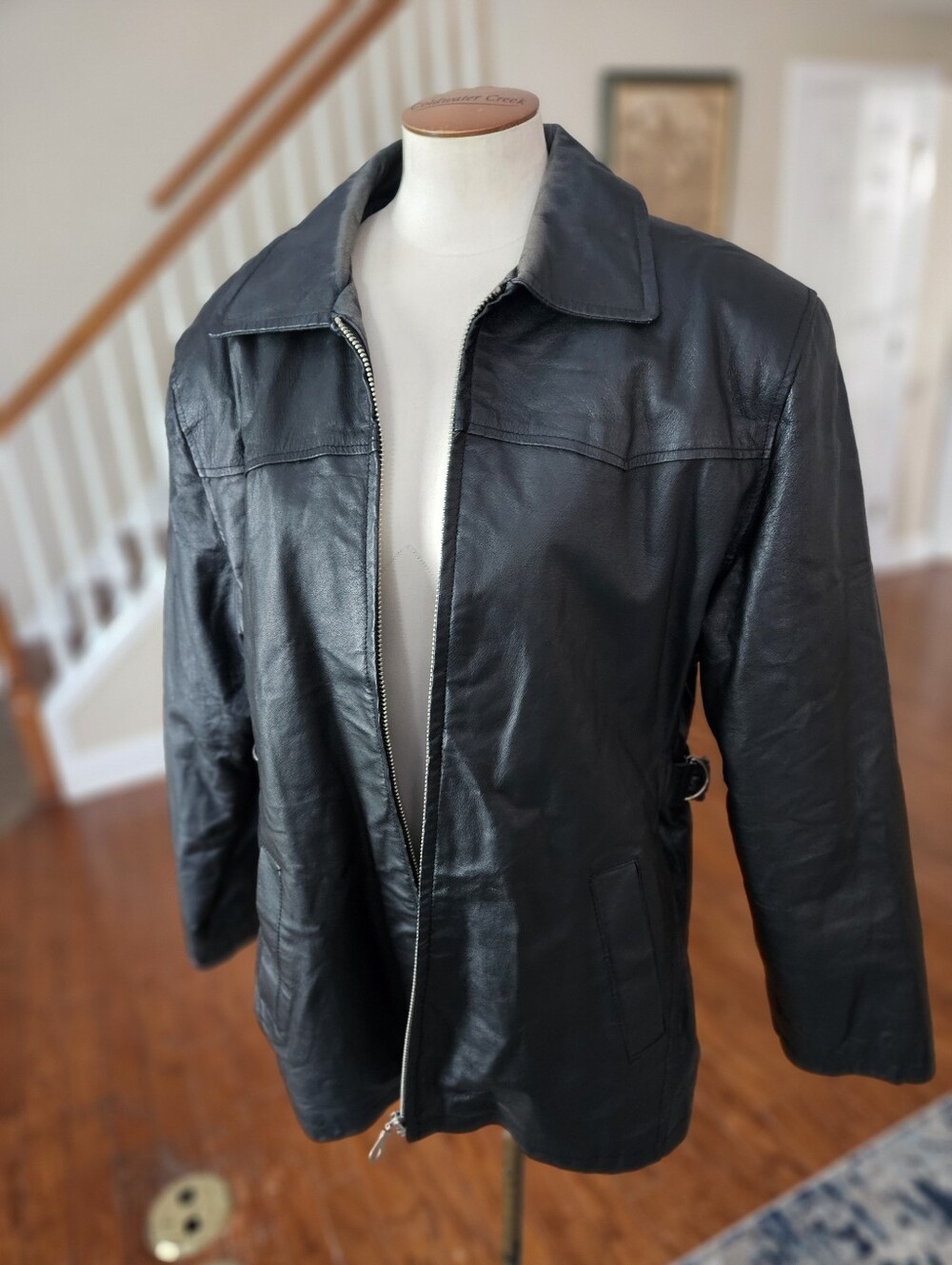 VTG New York Direct Action Leather Jacket XL
